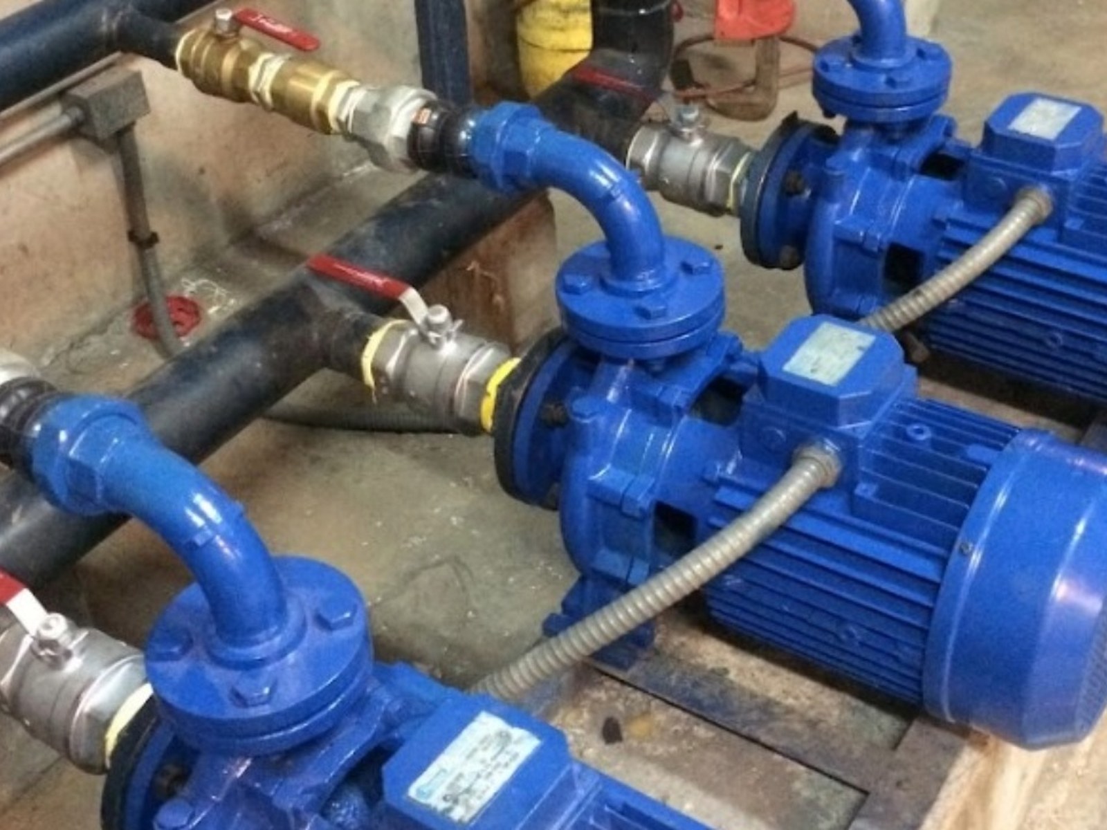 Sala de bombas en Santiago