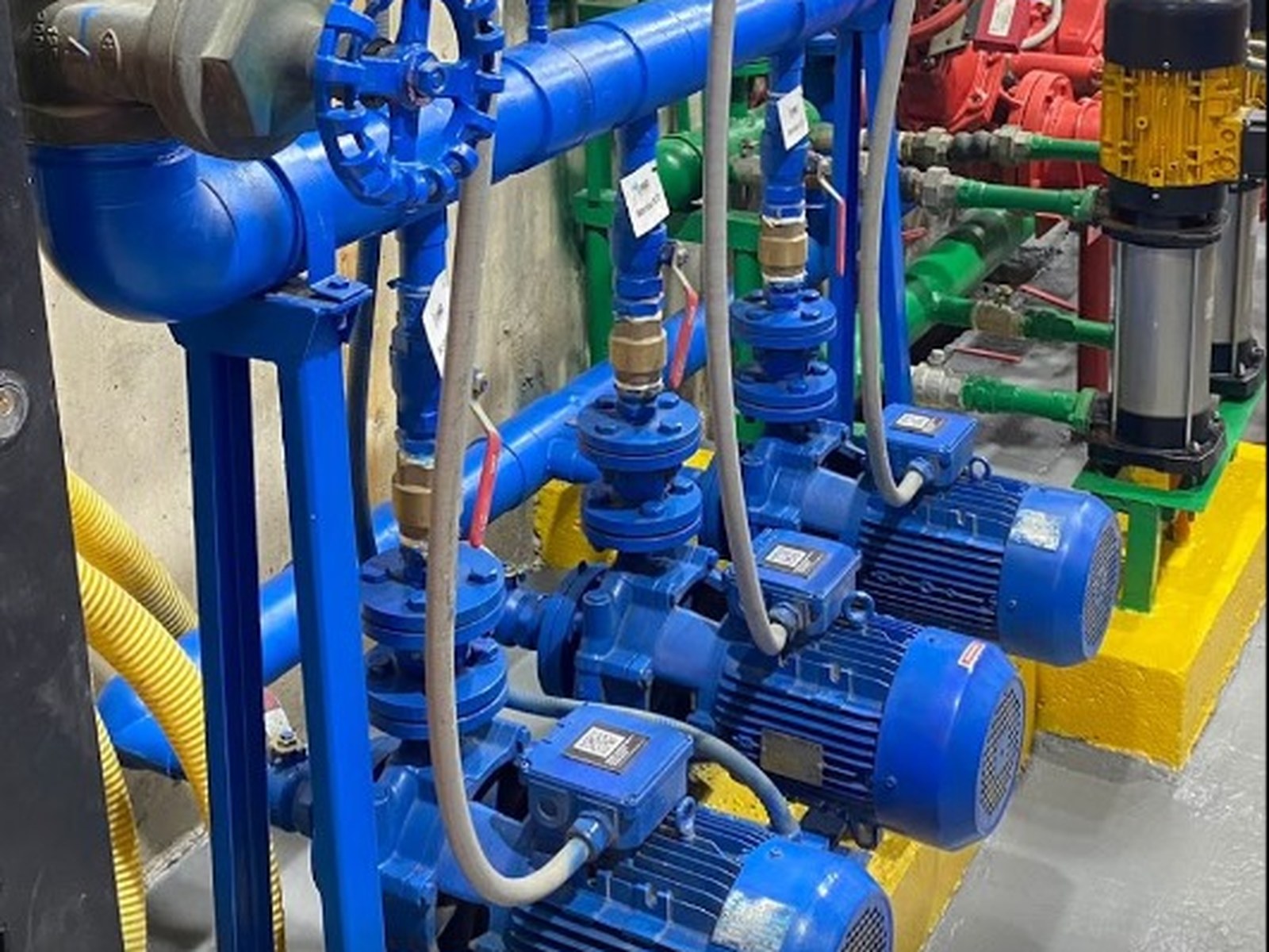 Sala de bombas: mantenimiento preventivo