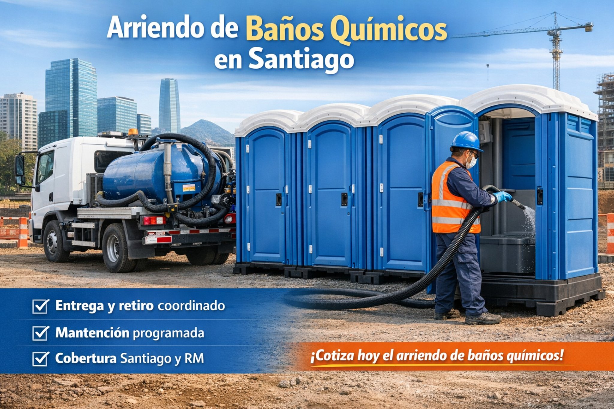 Arriendo de baños químicos